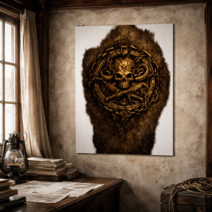 Vervloekte Munt Piraat Sigil Poster