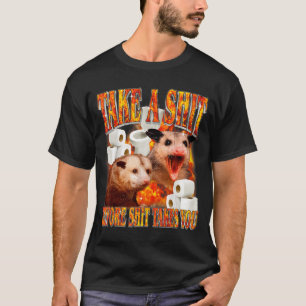 Vervloekte opossum ongepaste sarcastische humor t-shirt