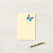 Vervlogen Vlinder Post-it® Notes (Op bureau)