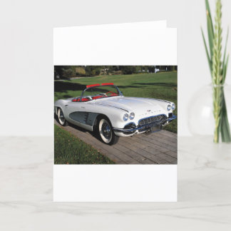 Vervoer 077, klassieke auto's, korvet, een kaart