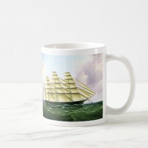 vervoer Antiek klant op Zee Koffiemok