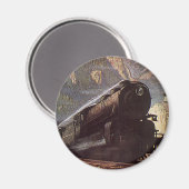  vervoer, bergtrein magneet (Voorkant / Achterkant)