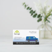 Vervoer Blue Van Visitekaartjes (Staand voorkant)