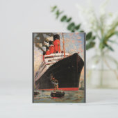  vervoer, cruiseschepen briefkaart (Staand voorkant)