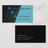 Vervoer en levering visitekaartje (Voorkant / Achterkant)