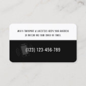 Vervoer en logistiek | Vrachtwagen Visitekaartje (Achterkant)