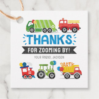 Vervoer Favoriet Tags Voertuig Favor Tags Bedankjes Labels