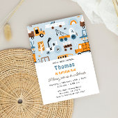 Vervoer Hand getrokken auto's Verjaardag Kaart