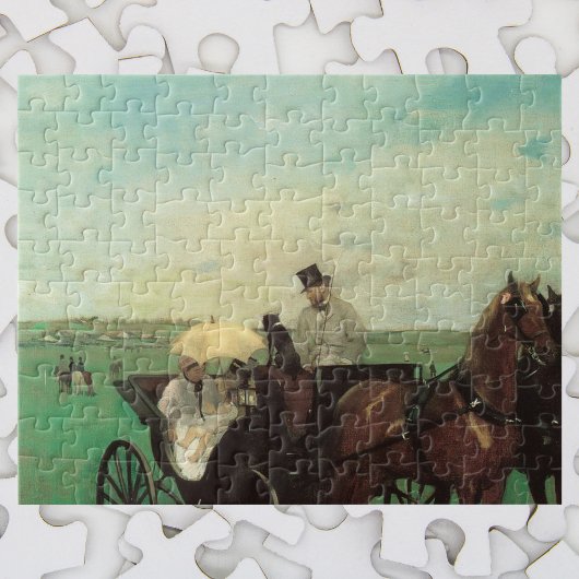 Vervoer in de Reizen door Edgar Degas, kunst Legpuzzel