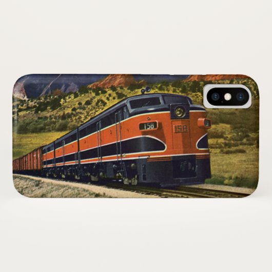 vervoer in het Amerikaanse westen, trein 158 Case-Mate iPhone Case (Achterkant (horizontaal))