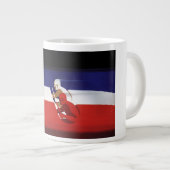  vervoer, patriottische racewagens extra grote beker (Voorkant rechts)