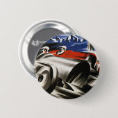  vervoer, sportweddenraces ronde button 5,7 cm (Voorkant /achterkant)
