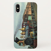 vervoer, steenkoollocomotief Case-Mate iPhone case (Achterkant)