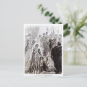 Vervoer van Edward II en Isabella van Frankrijk Briefkaart (Staand voorkant)