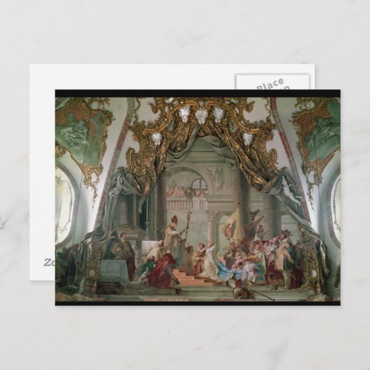 Vervoer van Frederick I Barbarossa Briefkaart (Voorkant / Achterkant)