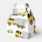 Vervoer van vrachtwagens bedankdoosjes (Achterkant)