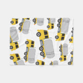 Vervoer van vrachtwagens fleece deken (Voorkant (Horizontaal))