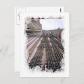 vervoer - verschillende sporen briefkaart (Voorkant / Achterkant)