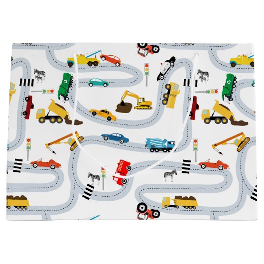 Vervoer Voertuigen Auto's & vrachtwagens Wegverkee Groot Cadeauzakje (Voorkant)