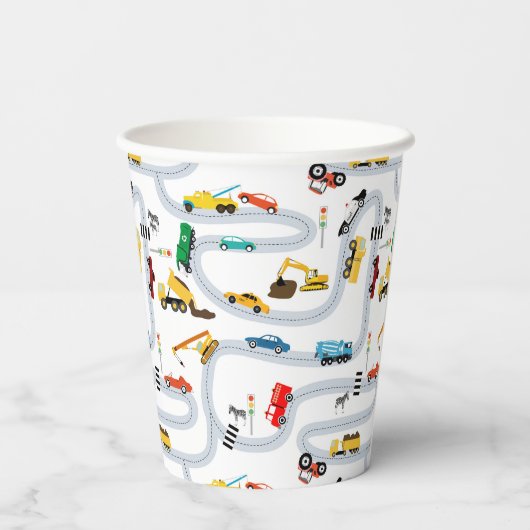 Vervoer Voertuigen Auto's & vrachtwagens Wegverkee Papieren Bekers (Achterkant)