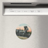 vervoer, Westerne Antiek steenkooltrein Magneet (Insitu (Vaatwasser))