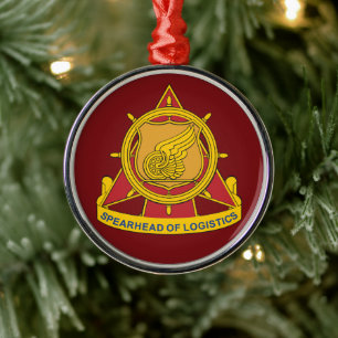 Vervoerskorps Kerstmis Metalen Ornament