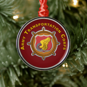 Vervoerskorps Kerstmis Metalen Ornament