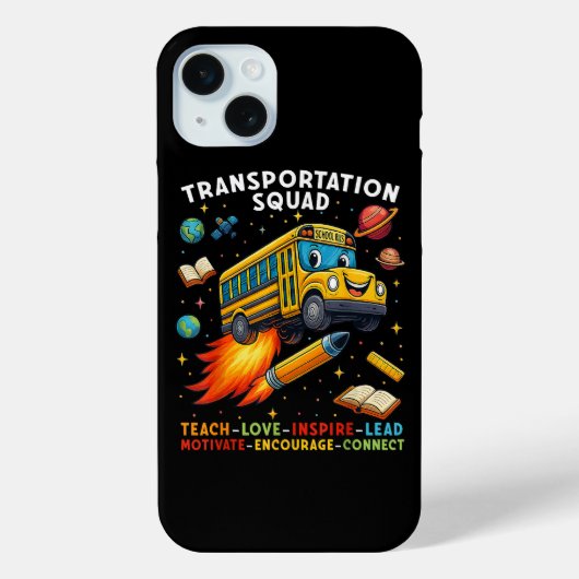 Vervoersploeg Grappige Schoolbuschauffeur Case-Mate iPhone Case (Achterkant)