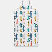 Vervoersthema Birthday Hartelijk dank Cadeaulabel (Achterkant)