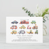 Vervoerswagens en vrachtwagens van afgelopen dag kaart (Staand voorkant)