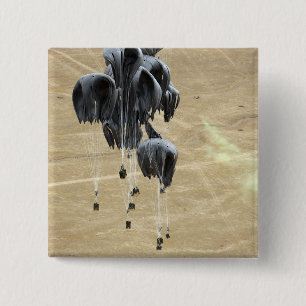 Vervoersysteem voor containers bundels parachute vierkante button 5,1 cm