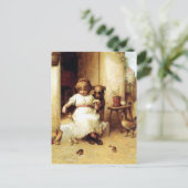 "Vervoertijd" Briefkaart (Staand voorkant)