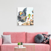 Vervoertijd Canvas Afdruk (Insitu (Woonkamer))