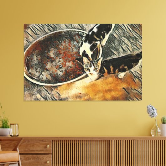 Vervoertijd! Canvas Afdruk (Insitu (Woonkamer))