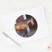 Vervoertijd Ronde Sticker (Envelop)