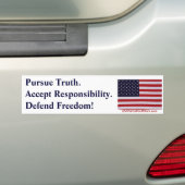 Vervolg Truth #1.0 Bumpersticker (Op auto)