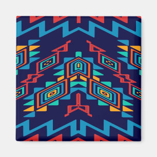 Vervormd, abstract ontwerp van vormen magneet