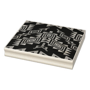 Vervormd, abstract ontwerp van vormen 	rubberstempel
