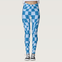 Vervormd gecontroleerd patroon leggings
