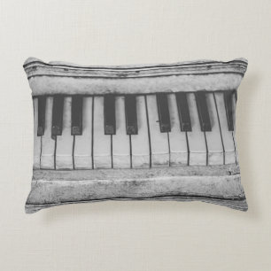 vervormd pianotoetsenbord accent kussen