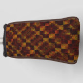 Vervormd schaakbord uiterst vuil door roest of ver golfheadcover (Voorkant)