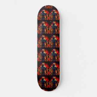 Vervormd skateboard