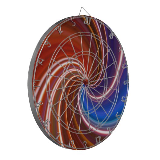 Vervorming vier dartbord (Voorkant Links)