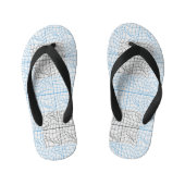 Vervorming Wireframe 10 BBK.W OffWhite BG Kinder Teenslippers (Voetbed)