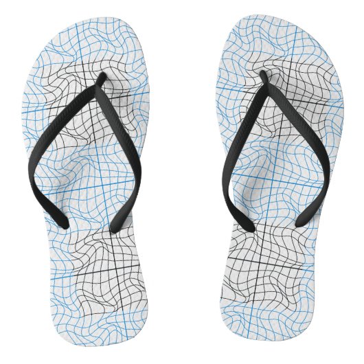 Vervorming Wireframe 10 BBK.W OffWhite BG Teenslippers (Voetbed)