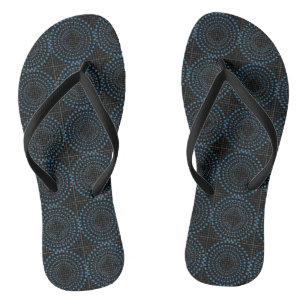 Vervormingscirkel 01b.Black BG Teenslippers