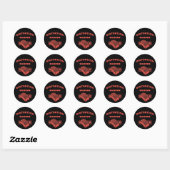 Vervormingsstap Ronde Sticker (Vel)