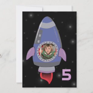 Vervroeging van de partij van Birthday bij Space R Kaart