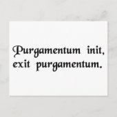 Vervuil in, vuilnis uit. briefkaart (Voorkant)