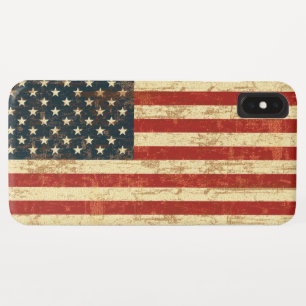 Vervuilde Amerikaanse vlag iPhone XS Max Hoesje